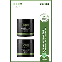 Iconcare Aloe Vera Aqua Wax Maximum Tutuş Parlak Görünüm Saç Waxı 2'li Set 150 Ml