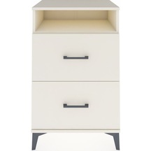 Hyperion Komodin Tek Raflı 2 Çekmeceli 60x44x96 Aytaşı-aytaşı Aytaşı