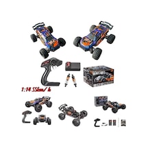 Elektrikli Rc 1:14 Ölçek Servo Motor Mega Arazi Aracı Spor Araç 55 Km Hız Rc Araç