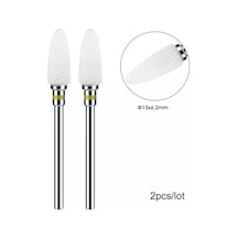 Ellea Nail 2li Seramik Sarı Freze Uç Seti
