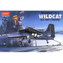 Academy 12451 1/72 Ölçek, F4f-4 Wildcat Savaş Uçağı, Plastik Model Kiti-48847