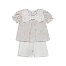 Civil Baby Yaka Fiyonklu 6-18 Ay Takım - Kahverengi