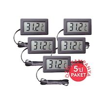 Dc-1 Mini Kablolu Termometre 5’li Paket