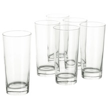 6 Adet Kokteyl Bardağı Yükseklik 16 Cm 6'lı Cam Bardak 400ml Ikea
