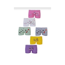Tutku 0181 Kız Çocuk Desenli Boxer 6 Adet 001