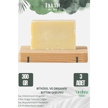 Özel Üretim El Yapımı %100 Doğal Vücut Saç El Yüz Lüks Ferah Kokulu Cilt Dostu Bıttım Sabunu 3 Adet