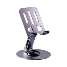 Zhltools 720 Derece Ayarlanabilir Alüminyum Telefon-tablet Standı Mor