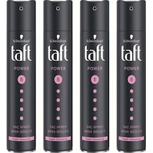 Taft Power Kaşmir Mega Güçlü Saç Spreyi 4 x 250 ML