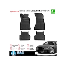 Paspasları, Audi A4 2011-2016 3d Lazer Ölçülü Kokusuz Kaymaz Önvearka