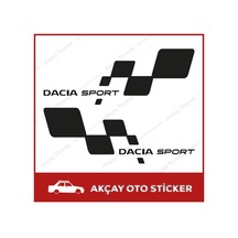 Dacia Sticker (Takım Set) Dacia Sport Sticker Dacia Oto Sticker