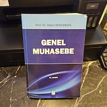 Genel Muhasebe- Prof. Dr. Orhan Sevilengül