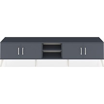 Arges Tv Ünitesi 3 Raflı 4 Kapaklı 220x30x51 Antrasit-antrasit Antrasıt/antrasıt - Antrasıt