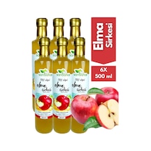 Elma Sirkesi 500 Ml 6'lı Paket - Organik Doğal Fermantasyon