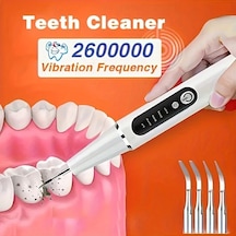 Willowhaven Beyaz 5 Seviye Ayarlanabilir Led Işıklı Diş Taşı Temizleme Seti - 4 Yedek Başlıklı Güçlü Diş İpi