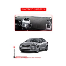 Kia Cerato 2013-2019torpido Koruma Halısı Kırmızı Kenar