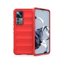 Xiaomi Mi 12t Pro Kılıf Optimum Silikon - Kırmızı Kirmizi