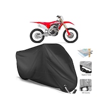 Honda Crf 250 R Motosiklet Branda (Bağlantı, Kilit Uyumlu)-Siyah (457219528)-Arka Çanta Uyumlu Değil-Tokalı