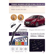 Peugeot 208 Ön Cam Silecek Takımı 2012-2021