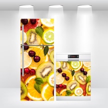 Buzdolabı Ve Bulaşık Makinesi Kapak Folyo Kaplama Meyveler (383360013)