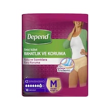 Depend Emici Külot Kadın Orta Beden 10'lu 6 Adet