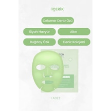 Yağlı Akneli Ciltler Için Deniz Mineralli Sivilce Karşıtı Face Care Vegan Kağıt Maske - 129183902