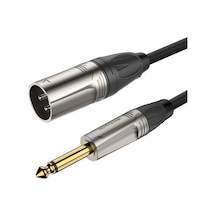 Roxtone Rx-K13105 5 Metre Xlr Erkek- Mono Gitar Hazır Kablo