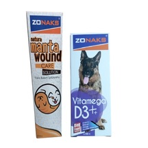 Zonaks Köpekler İçin Vitamin D3 100 Ml + Natura Manta Wound Care