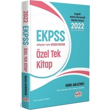 2022 EKPSS Konu Anlatımlı Özel Tek Kitap- Editör