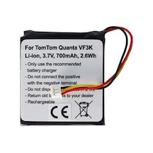 Tomtom Quanta Pil Vf3K Vf3 Fm68360420759 İçin Uygun Pil