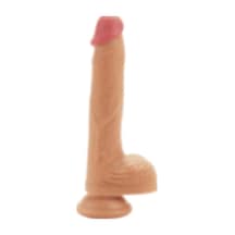 Hızlı Express 21 CM Realistik Vantuzlu Gerçekçi Ten Dokusunda Penis Dildo