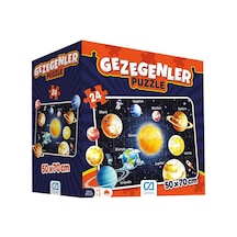 Puzzle 24 Parça Okul Öncesi Gezegenleri Öğreniyorum Seti 50x70 Cm - Mavi Su Dünyası