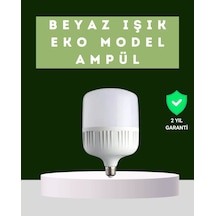 Şarjlı Led Torch Ampul 30 Watt Beyaz Işık Enerji Tasarruflu Çok Renkli