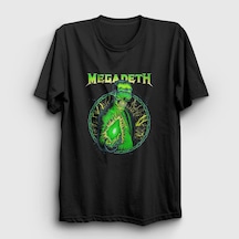 Presmono Unisex Shine Megadeth T-shirt Siyah