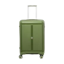 Unisex Jmy8101.05 John May Silikon Valiz Orta Boy 67x41x29cm Haki Haki