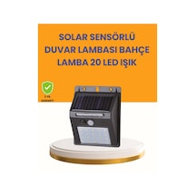 20 Led Güneş Enerjili Hareket Sensörlü Dış Mekan Duvar Lambası 44064751