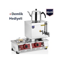 Remta 15 Model Tek Demlikli Gazlı (Ce) -13 Lt. Çay Kazanı+Demlik