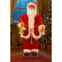 Waldern Yılbaşı 130cm Hareketli Noel Baba Şarkı Söyler