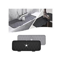 Lavabo Matı Mutfak Ve Banyo Evye Çevresi Organizeri Gri Çok Renkli