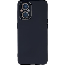 Ilkeshop Newface Oppo A96 Kılıf Lansman Glass Kapak - Lacivert