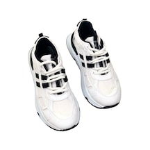 Kadın Osdan Siyahbeyaz Günlük Spor Ayakkabı Sneaker 4 Cm Sp176 001