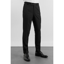 İmza Siyah Yan Cep Slim Fit Esnek Classic Pantolon 1003255175