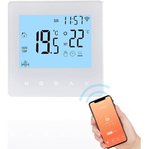 Akıllı Tuya Wifi Termostat - Yerden Isıtma Ve Su Isıtma İçin 3a Dijital Kontrol Cihazı
