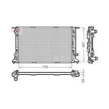 Audi A4 B8 Motor Radyatoru 2.0 Tdi 2012-2015 Cglc Denso Drm02021