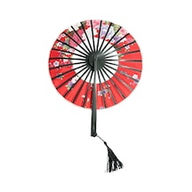 Yuvarlak Japon Yelpaze Özel Kesesinde