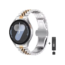Samsung Galaxy Watch 7 Fe 4 5 Pro 6 Seri 40 42 43 44 45 46 47 Mm Uyumlu Çelik Rolex Saat Kordonu
