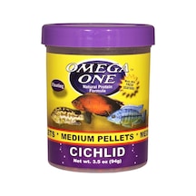 Omega One Cichlid Medium Pellets 490ml / 184gr.