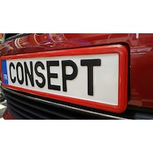 Ateş Kırmızı Plaka Çerçevesi 2Adet Kırmızı Plakalık 228108811