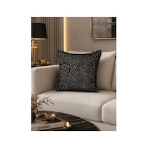 Premium Dokuma Kadife Kırlent Kılıfı Şık, Yumuşak Ve Göz Alıcı Gold Siyah - 851733439 Gold Siyah