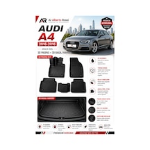 Audi A4 2016-2016 Araca Özel 3d Paspas + 3d Bagaj Havuzu