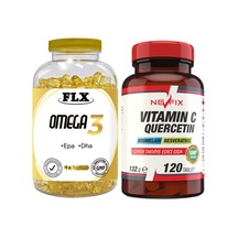 Omega 3 Balık Yağı 90 Softgel & Nevfix Glucosamine Chondroitin Msm 120 Tablet